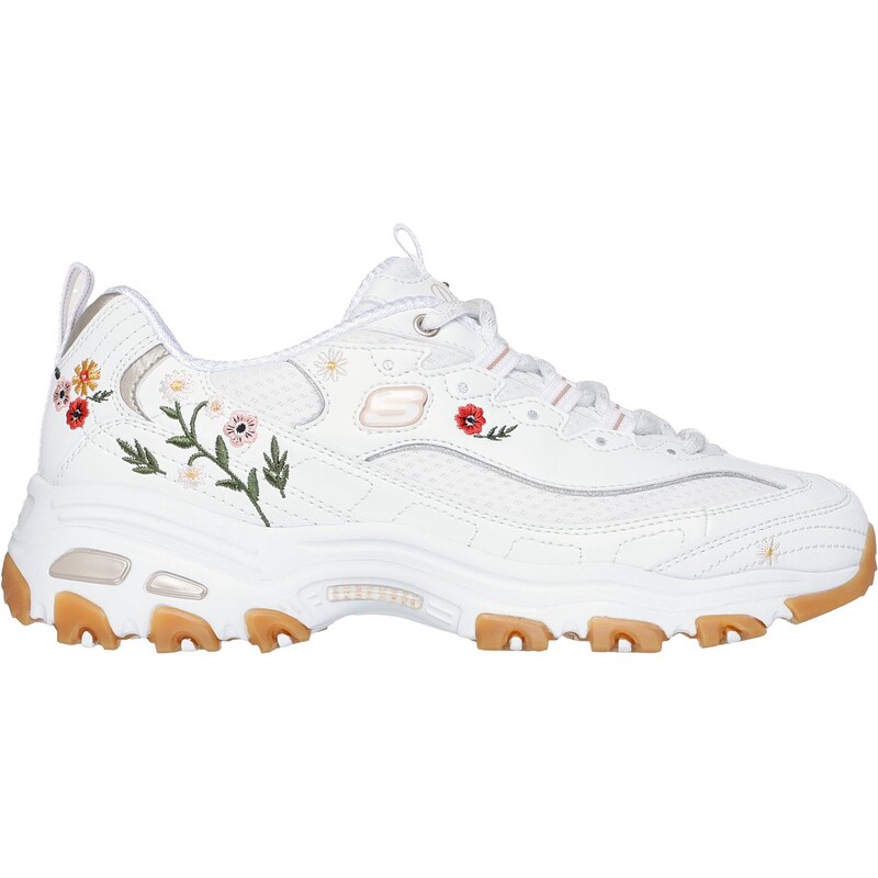 Skechers Ženy DLites - Spring Bloom Shoes v Bílý, Velikost 38
