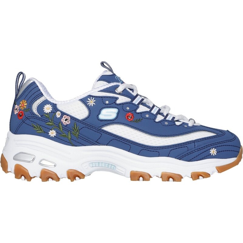 Skechers Ženy DLites - Spring Bloom Shoes v Tmave Modrá,