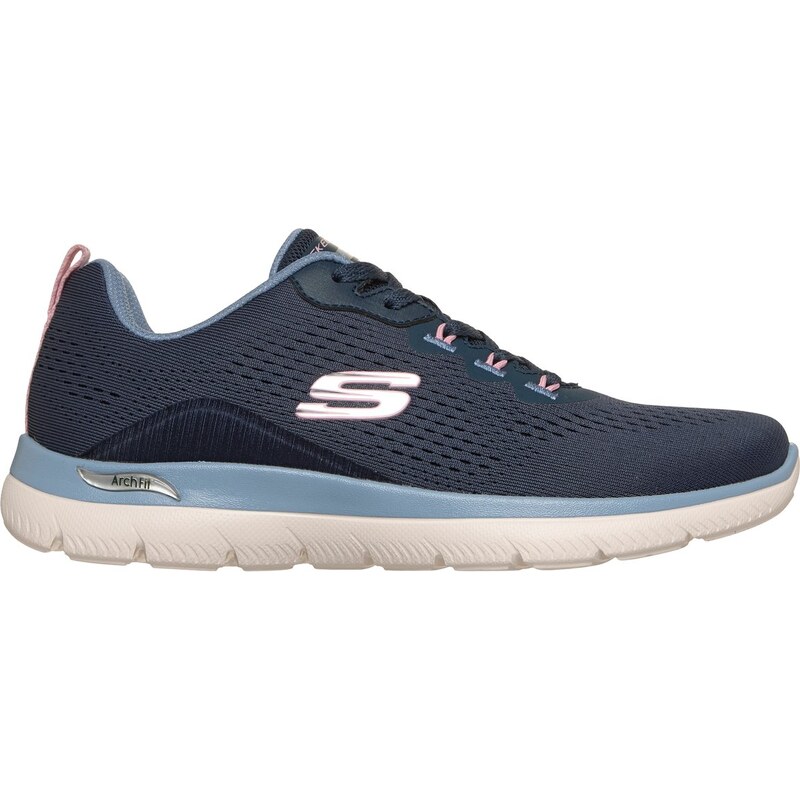 Skechers Ženy Arch Fit Summits - Daily Flow Shoes v Tmave Modrá