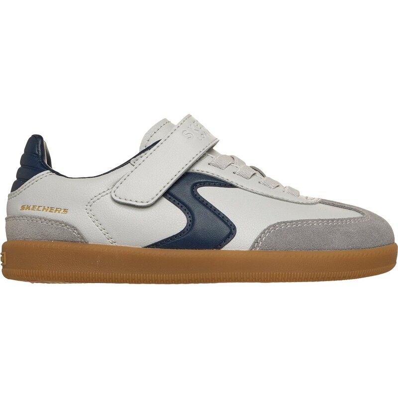 Skechers Chlapci Hotshot - Varsity Team Shoes v Sedá/Tmave Modrá