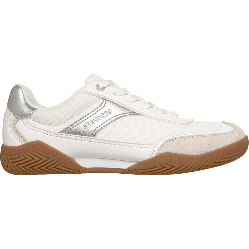 Skechers Ženy Zinger Evo - World Striker Teniska v Bílý/Stříbrná