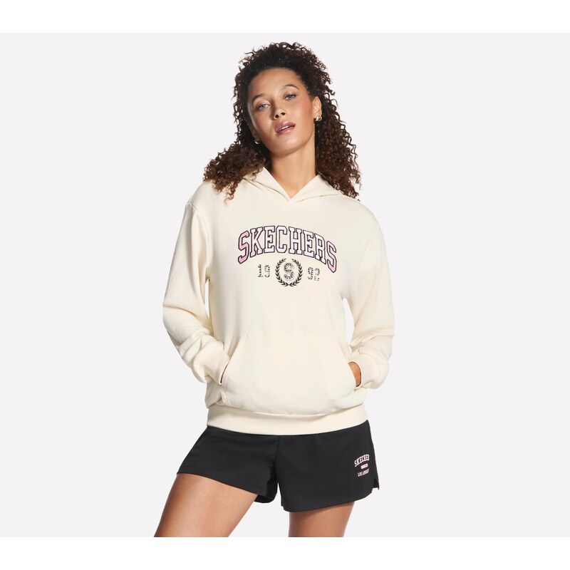 Skechers Ženy Varsity mikina v Oblázková Barva/Šedá, Velikost XS