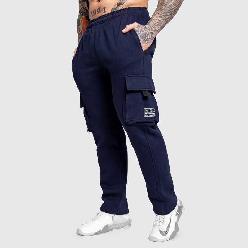 Pánské tepláky Iron Aesthetics Utility, navy