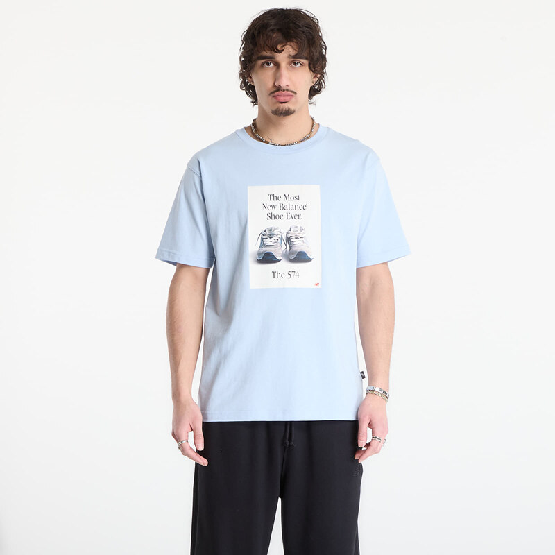 Tričko New Balance 574 Ad T-Shirt Oxford Blue XL