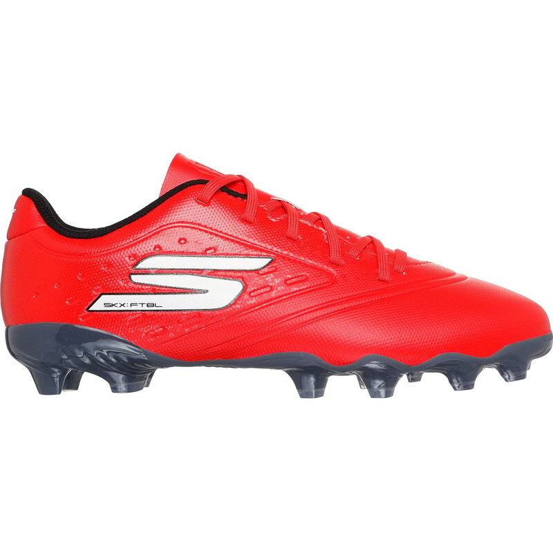 Skechers Razor 1.5 Jr Youth FG Shoes v Červené/Černá, Velikost