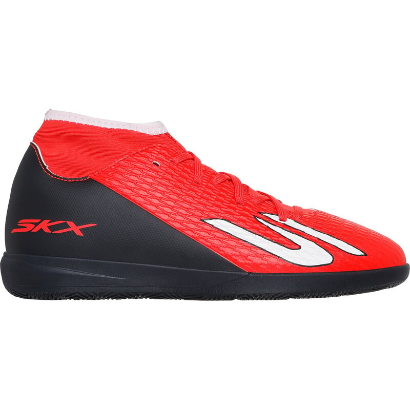 Skechers SKX_2 Jr High Youth IC Shoes v Červené/Černá, Velikost