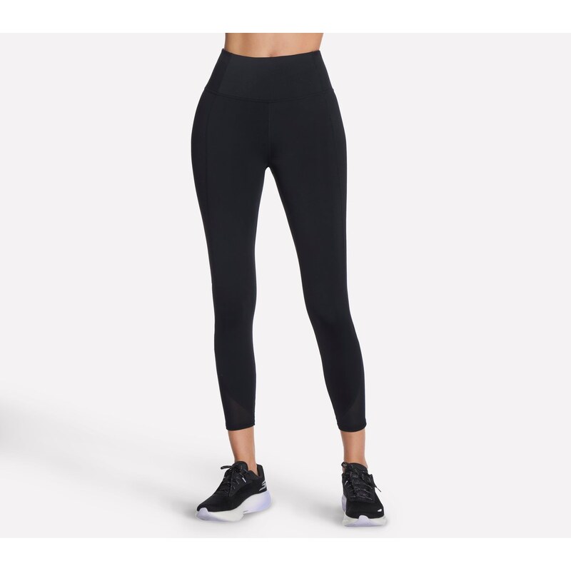 Skechers Ženy Tempo 7/8 High Waisted legíny v Černá, Velikost XS 113059623