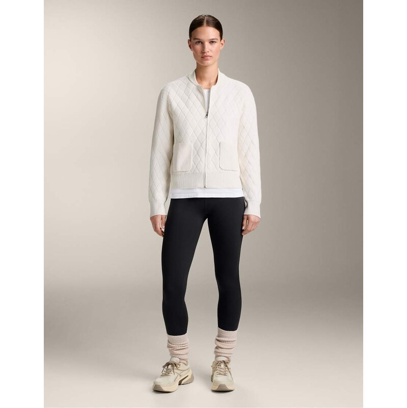 OYSHO Argyle knit jacket in pale ecru-Neutral 113062669