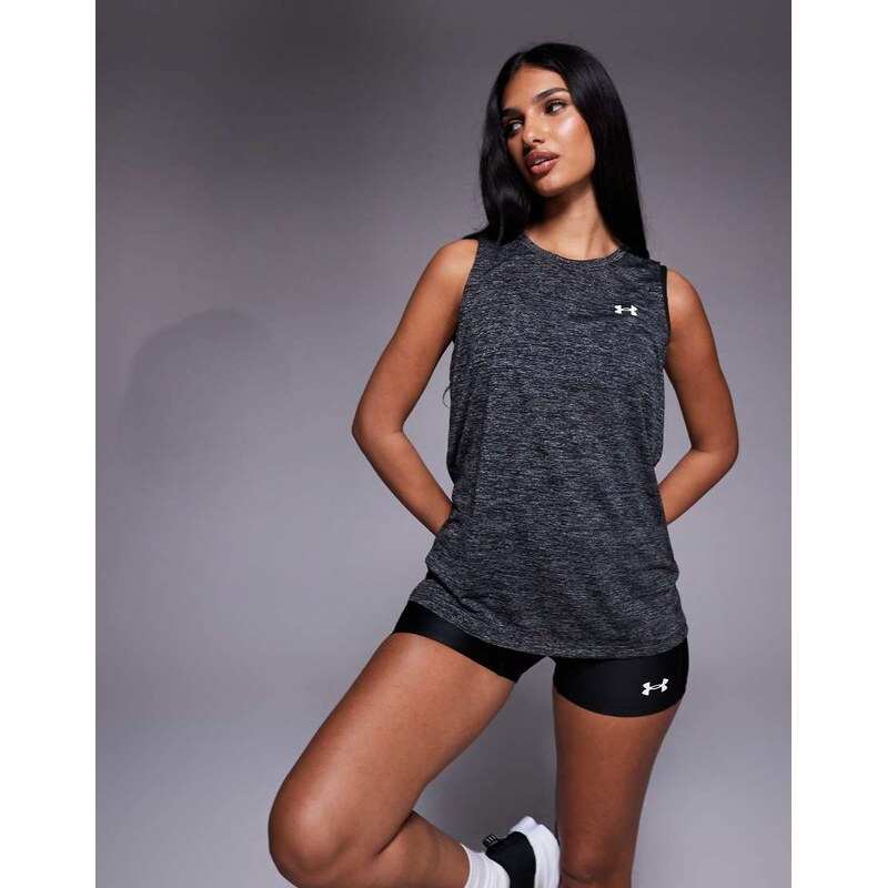 Under Armour Tech tank top in black