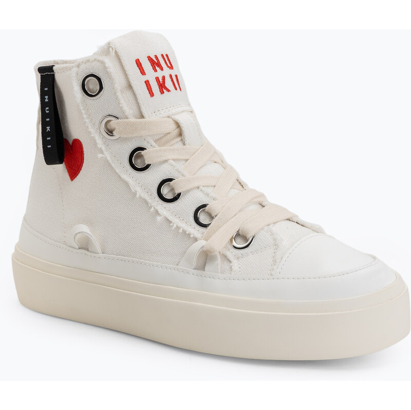 Dámské boty INUIKII Matilda High Top Distressed cream