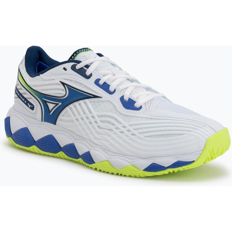 Tenisové boty Mizuno Wave Enforce Tour 2 CC white/dazzling blue