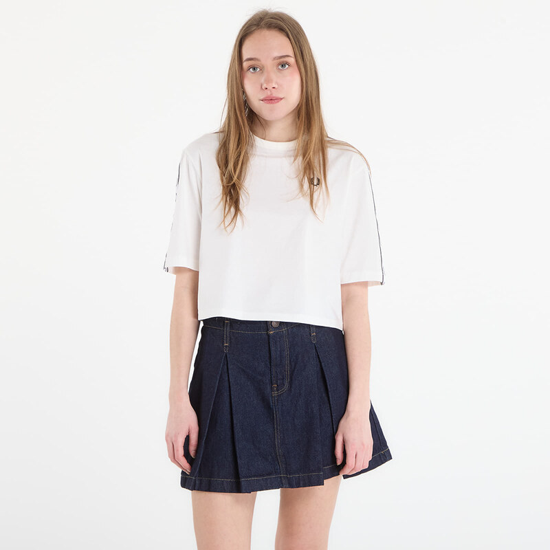 Tričko FRED PERRY Taped T-Shirt Snow White 40
