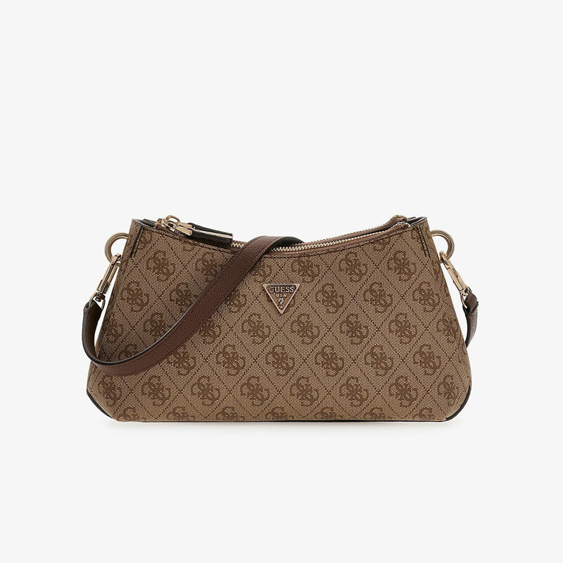 Kabelka GUESS Noelle II 3 Comp Shoulder Cross Body Latte Logo