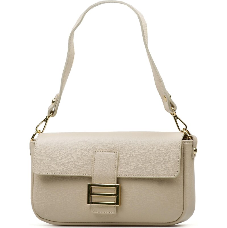 Blaire Kožená crossbody kabelka Diana béžová
