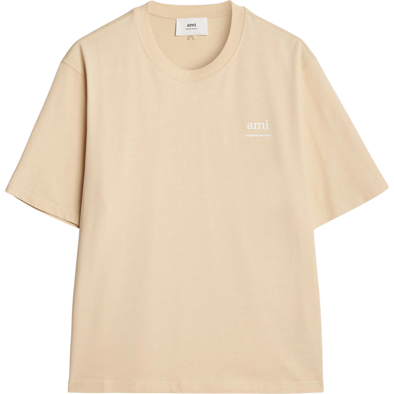 AMI PARIS de Coeur Beige tričko