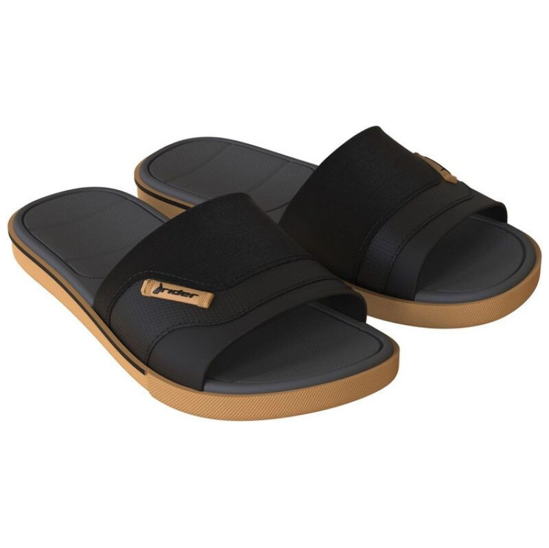 Unisex Žabky Rider Spin M 11795 BI021 Černá s hnědou - Rider