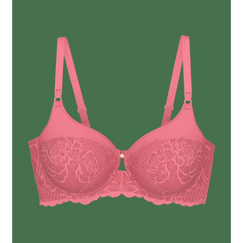 Dámská podprsenka Wild Peony Florale W01 - RED - růžová 3880 - TRIUMPH 113067847