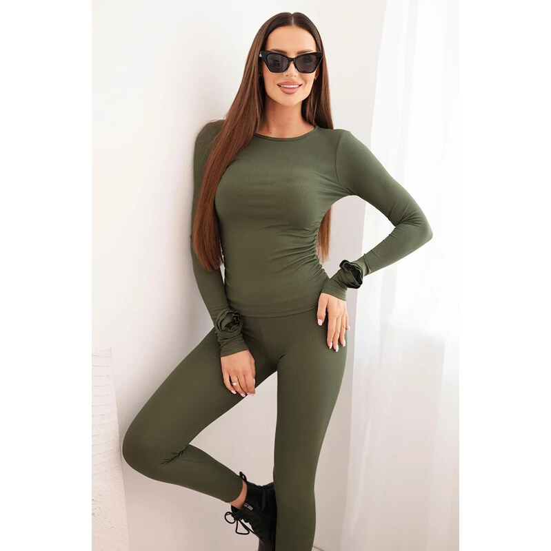 Dámský komplet 0333 khaki - Kesi 113068122