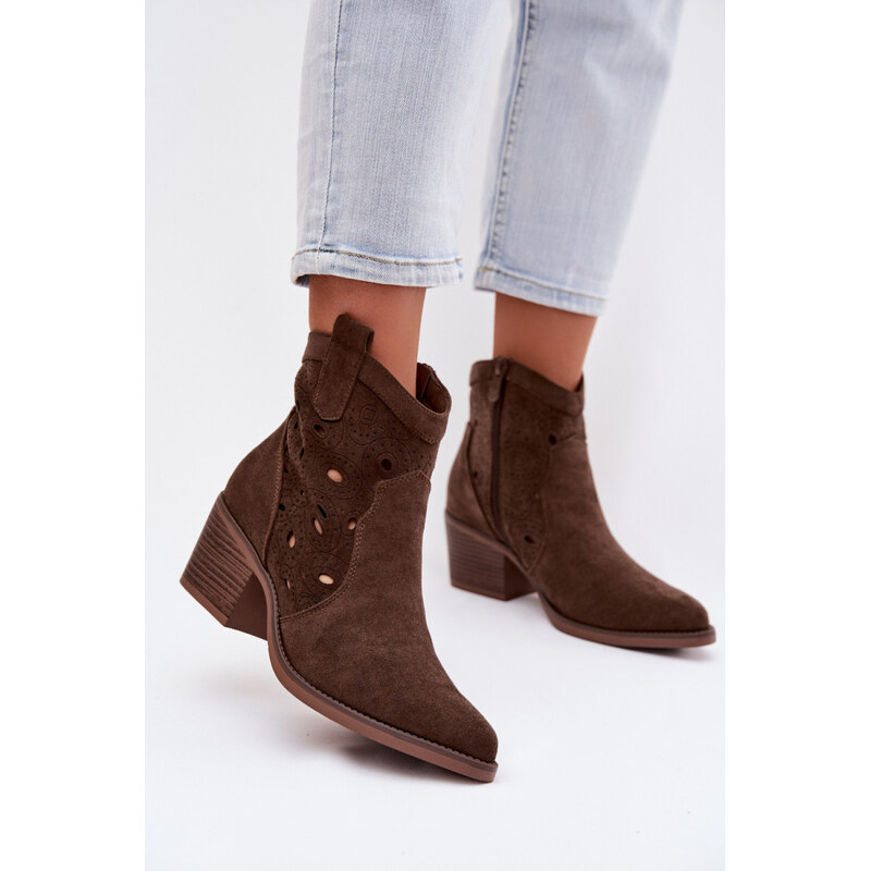 Boty na podpatku model 223850 Step in style