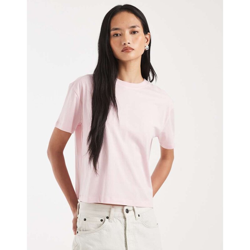 New Look boxy tee in light pink