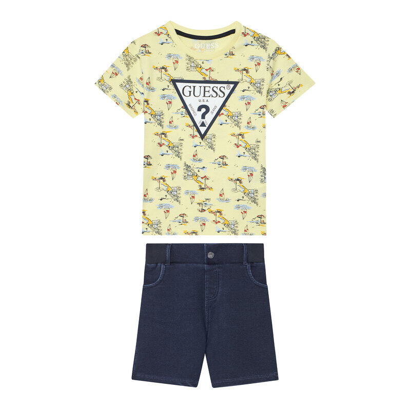 Sada T-shirt a šortky Guess