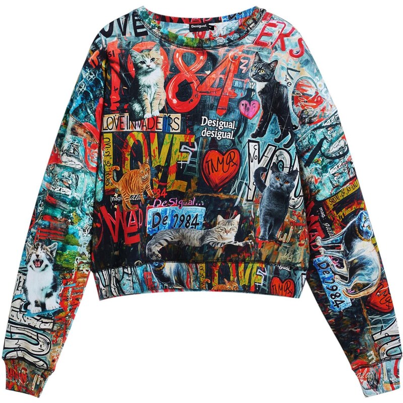 Desigual Mikina mix barev 113075280
