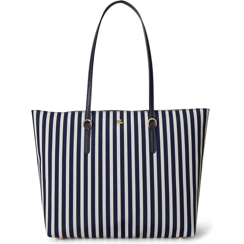 Lauren Ralph Lauren Nákupní taška KEATON námořnická modř / bílá 113075524