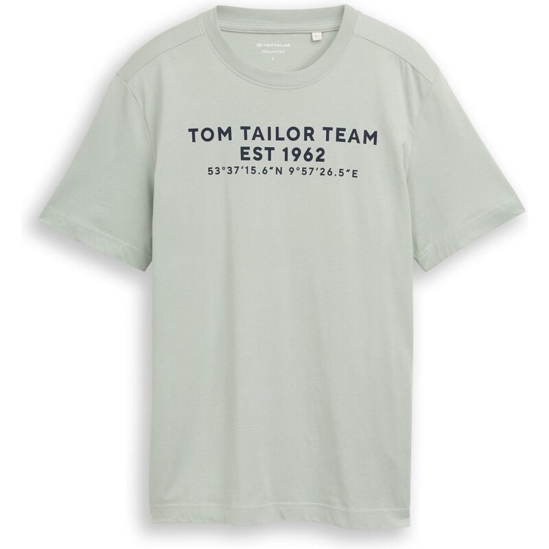 TOM TAILOR Tričko kámen / černá