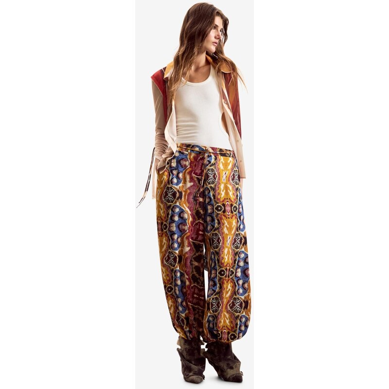 Desigual Kalhoty mix barev