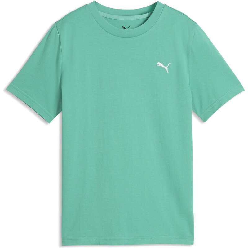 PUMA Tričko Wardrobe Ess světle zelená / bílá