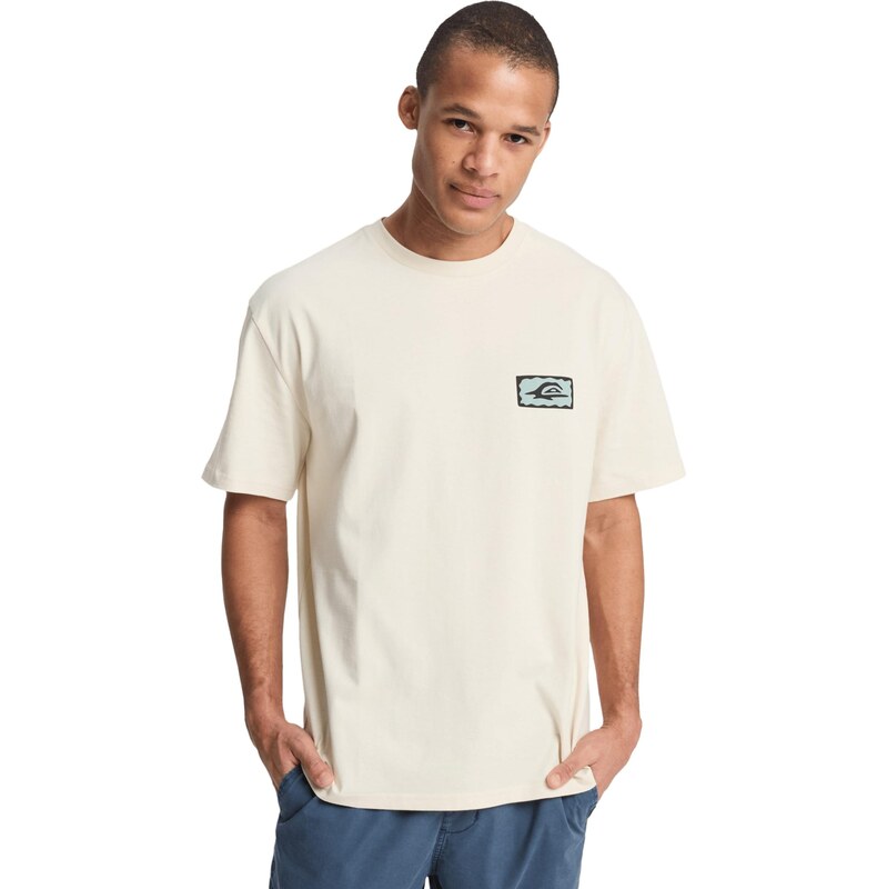 QUIKSILVER Funkční tričko Serenity Splash béžová / tyrkysová /