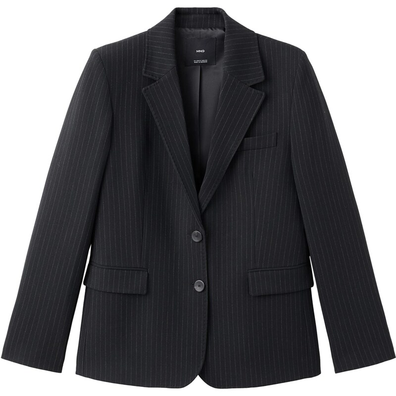 MANGO Blejzr Bergen marine modrá / bílá 113076097