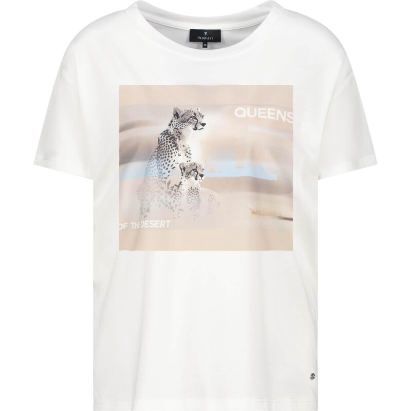 monari Tričko béžová / režná / pastelová modrá / offwhite