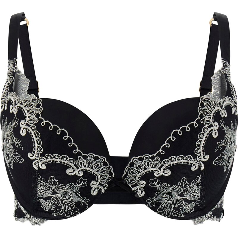 GUESS Podprsenka HELEN černá / bílá 113076766