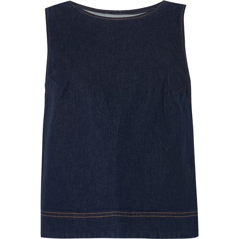 Abercrombie & Fitch Top námořnická modř
