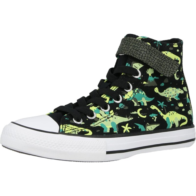 CONVERSE Tenisky Chuck Taylor All Star Dinos khaki / smaragdová