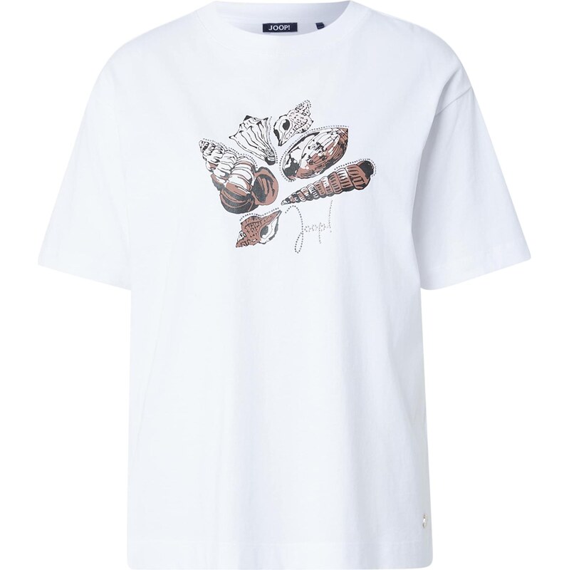 JOOP! Tričko Tristiane hnědá / černá / bílá 113077987