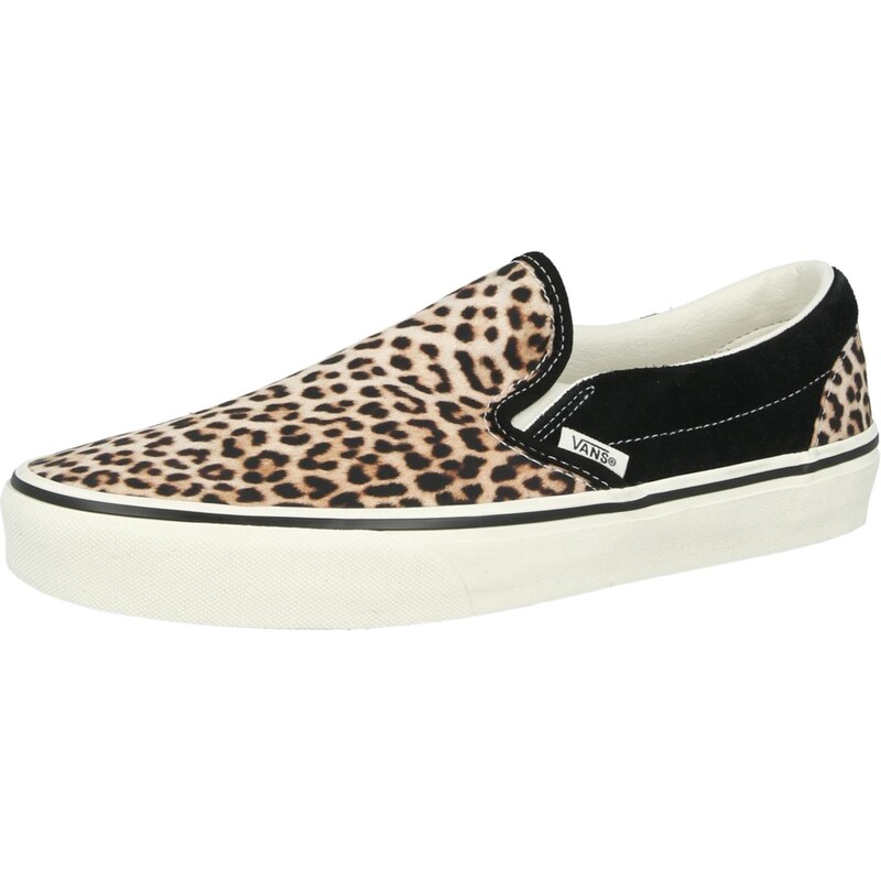 VANS Slip on boty Classic béžová / černá