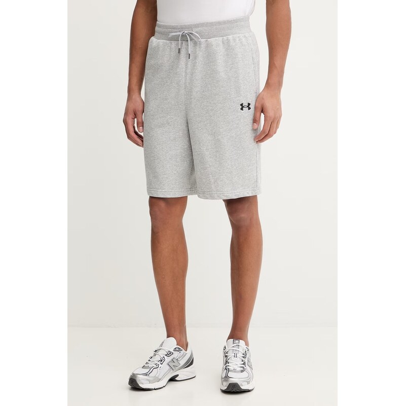 Under Armour teplákové šortky pánské s bavlnou Rival