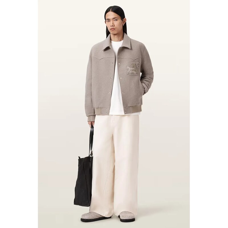 AllSaints bomber pánský vlněný ROYCE