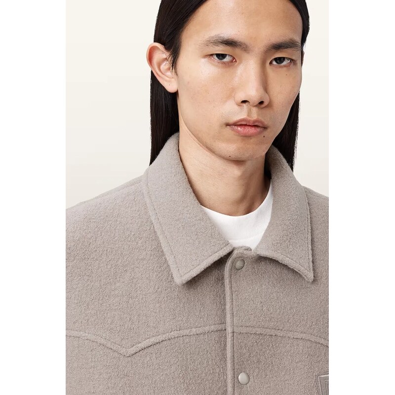 AllSaints bomber pánský vlněný ROYCE