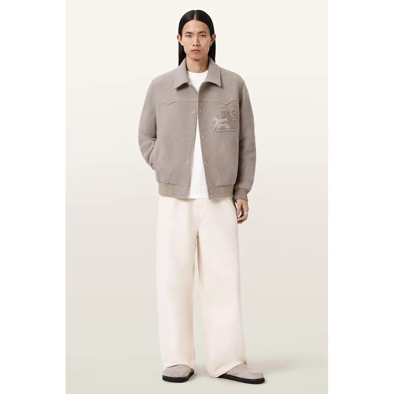 AllSaints bomber pánský vlněný ROYCE