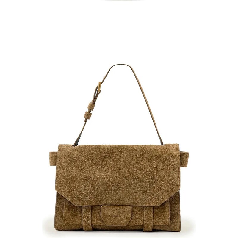 AllSaints Nubuková kabelka AllSaints URSA