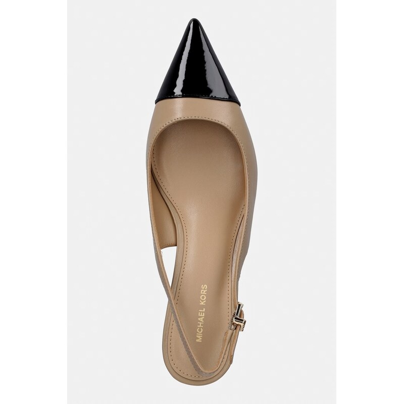 Lodičky MICHAEL Michael Kors Amara Toe Cap Sling Pump