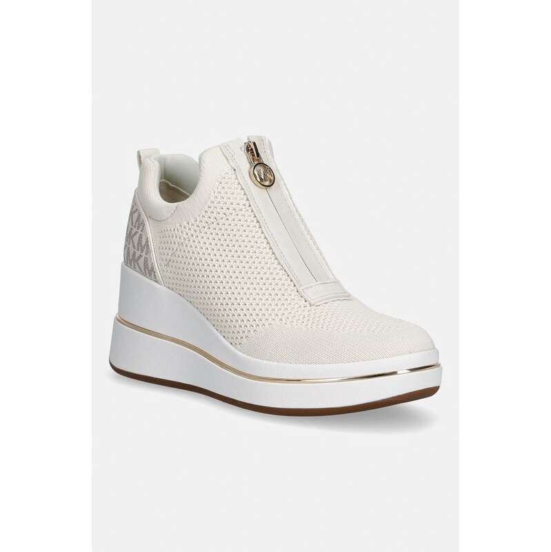 Tenisky MICHAEL Michael Kors Emmy Wedge Zip Slip On