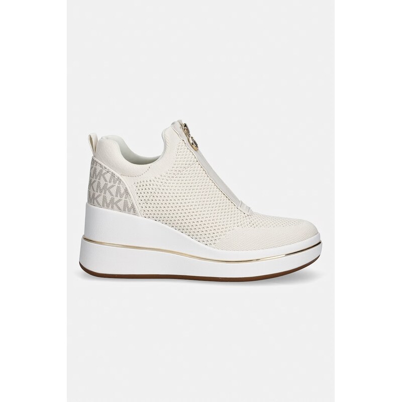 Tenisky MICHAEL Michael Kors Emmy Wedge Zip Slip On