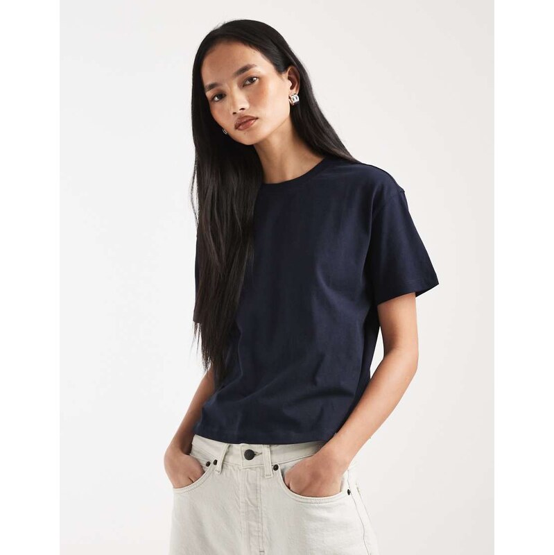 New Look boxy tee in navy 113089104