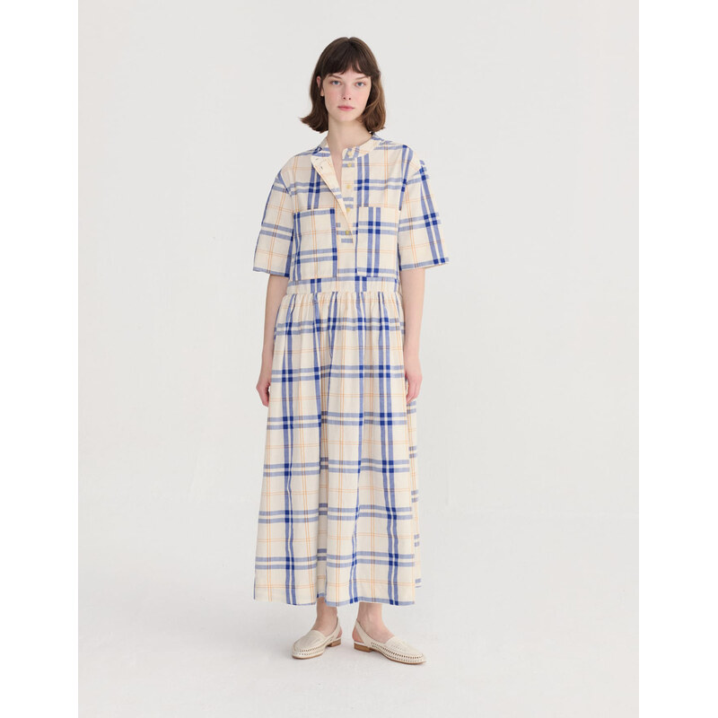 Bobo Choses Šaty Summer Pantry Picnic Tartan XS