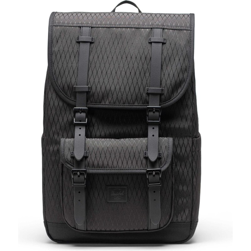 Herschel Little America Mid - Black Diamond/Black