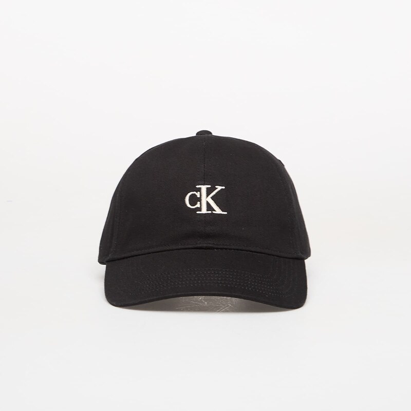 Kšiltovka Calvin Klein Monogram Embroidery Cap Black Universal